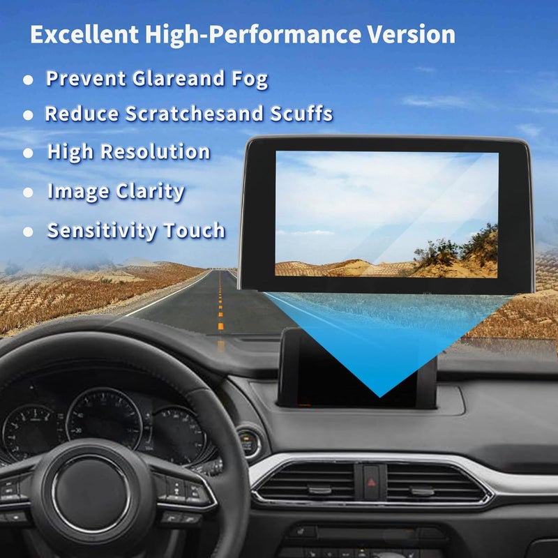 Getfarway بديل زجاج شاشة اللمس 8 بوصة لنظام الملاحة مناسب لمازدا CX9 CX-9 2016 2017 2018 2019 استبدال# TK49-611J0، TK49-611JA، TK49-611JB - Image 3